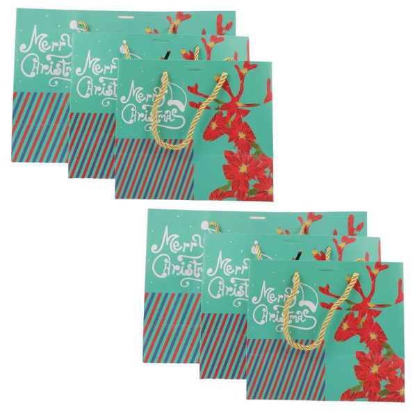 gift wrap 6pcs paper gifts packing bags christmas storage boxes (assorted color)
gift wrap 6pcs paper gifts packing bags christmas storage boxes (assorted color)