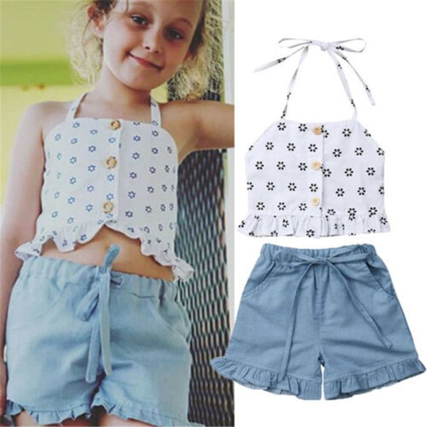2-6t girl clothes set white sleeveless sling girls shirt plum blossom print kids suit blue jeans girl set clothing outfits
2-6t girl clothes set white sleeveless sling girls shirt plum blossom print kids suit blue jeans girl set clothing outfits