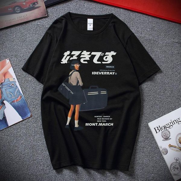 men's t-shirts 2021 summer girls japanese kanji printed t-shirt hip hop streetwear harajuku pure cotton loose oversized, White;black
men's t-shirts 2021 summer girls japanese kanji printed t-shirt hip hop streetwear harajuku pure cotton loose oversized, White;black