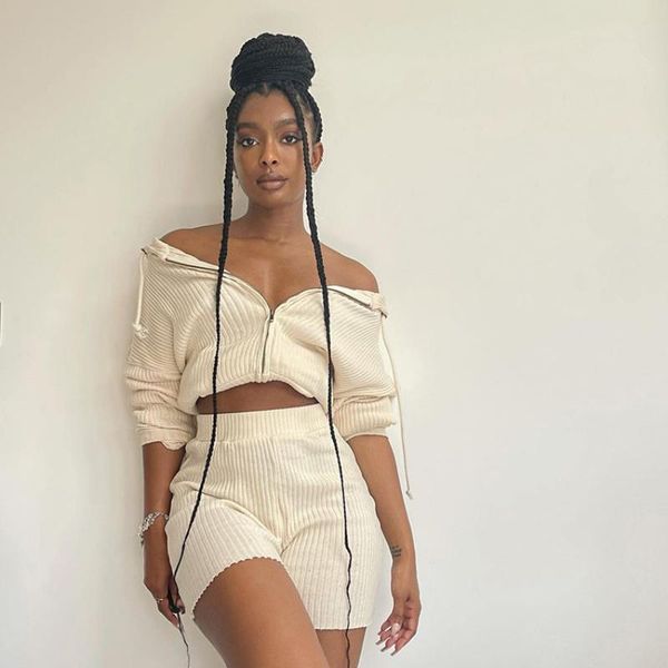 women's tracksuits two piece set for women solid zipper long sleeve hooded crop short ladies 2021 autumn casual female sets, Gray
women's tracksuits two piece set for women solid zipper long sleeve hooded crop short ladies 2021 autumn casual female sets, Gray