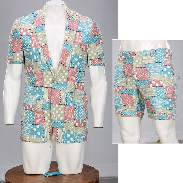 men's suits & blazers 100% cotton summer suit men set casual beach short sleeve big size holiday printed and shorts 2pcs, White;black
men's suits & blazers 100% cotton summer suit men set casual beach short sleeve big size holiday printed and shorts 2pcs, White;black