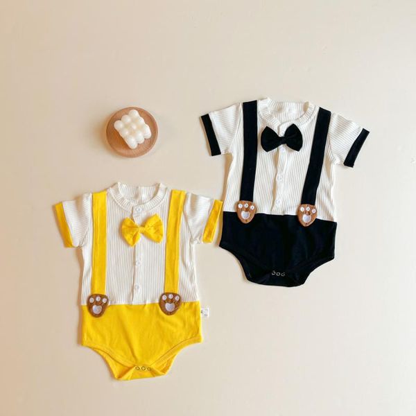 rompers born baby boy clothing set infant birthday gentleman outfit formal baptism suit suspender bow tie romper, Blue
rompers born baby boy clothing set infant birthday gentleman outfit formal baptism suit suspender bow tie romper, Blue