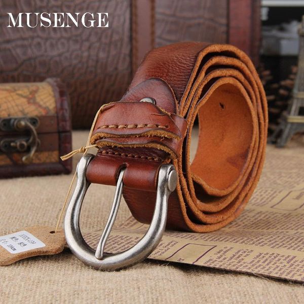 musenge 100% leather belt men pin buckle vintage cinturon hombre ceinture homme luxe marque cinto masculino belts, Black;brown
musenge 100% leather belt men pin buckle vintage cinturon hombre ceinture homme luxe marque cinto masculino belts, Black;brown