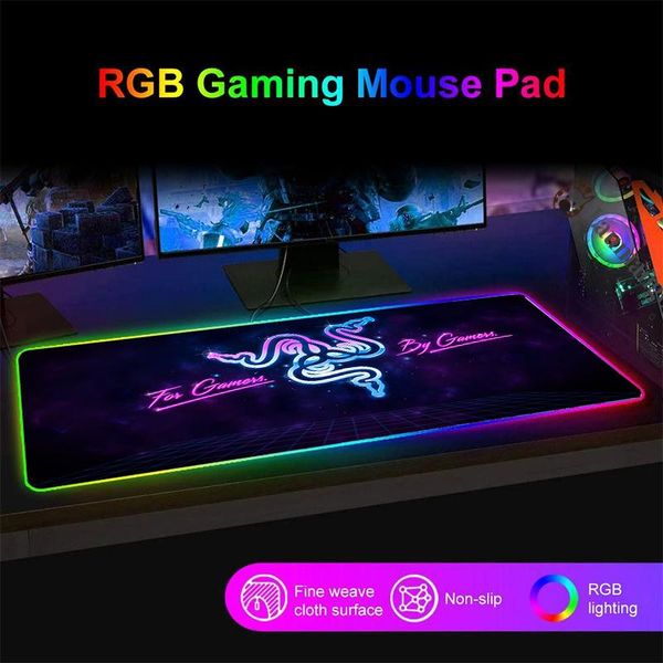 mouse pads & wrist rests rgb razer logo pad gaming computer keyboard mat led extended mousepad with 14 lighting modes
mouse pads & wrist rests rgb razer logo pad gaming computer keyboard mat led extended mousepad with 14 lighting modes