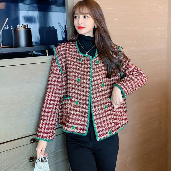 women's jackets runway french small fragrance elegant tweed coats winter jacket female retro sweet patchwork suit casacos top, Black;brown
women's jackets runway french small fragrance elegant tweed coats winter jacket female retro sweet patchwork suit casacos top, Black;brown