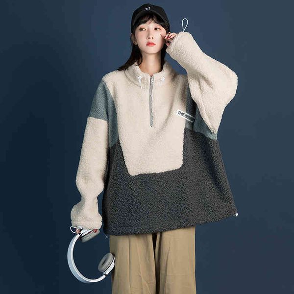hoodies autumn hoodies wool collar korean style loose slivers female pullover ropa mujer, Black
hoodies autumn hoodies wool collar korean style loose slivers female pullover ropa mujer, Black