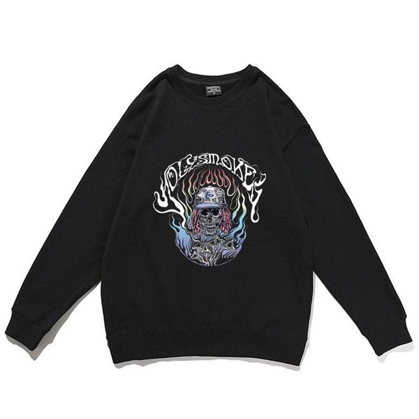 men's hoodies & sweatshirts vintage holy smokes sweatshirt hip hop rapper pullover men women fashion loose clothes oversized pullovers, Black
men's hoodies & sweatshirts vintage holy smokes sweatshirt hip hop rapper pullover men women fashion loose clothes oversized pullovers, Black