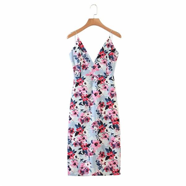 casual dresses flower print high waist women summer sling 2021 elegant lady v-neck sleevelsss backless half dress vestidos femme, Black;gray
casual dresses flower print high waist women summer sling 2021 elegant lady v-neck sleevelsss backless half dress vestidos femme, Black;gray