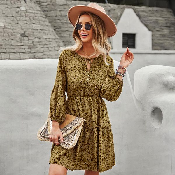 casual dresses donsignet fashion women's dress autumn leisure v-neck pullover print lace waist slim long-sleeved elegant, Black;gray
casual dresses donsignet fashion women's dress autumn leisure v-neck pullover print lace waist slim long-sleeved elegant, Black;gray