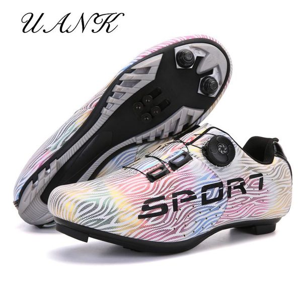 cycling footwear uank shoes men's spd road bike sports professional outdoor self-locking ultra-light, Black
cycling footwear uank shoes men's spd road bike sports professional outdoor self-locking ultra-light, Black