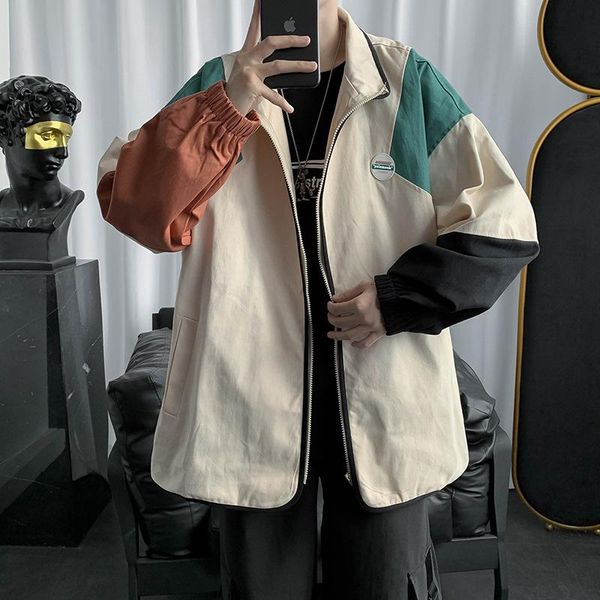 men's jackets e-baihui hip hop varsity jacket double-sided patchwork coat windbreaker casual loose autumn harajuku fashion streetwear, Black;brown
men's jackets e-baihui hip hop varsity jacket double-sided patchwork coat windbreaker casual loose autumn harajuku fashion streetwear, Black;brown