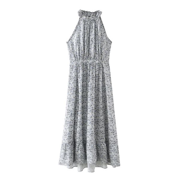 sweet women neck-mounted high waist dress summer fashion ladies vintage a-line female printted long 210515, Black;gray
sweet women neck-mounted high waist dress summer fashion ladies vintage a-line female printted long 210515, Black;gray