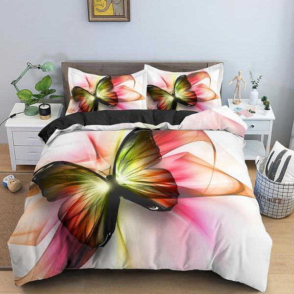 bedding sets beautiful butterfly pattern 3d colorful prnted quilt covers with pillowcase duvet cover set king size home textile
bedding sets beautiful butterfly pattern 3d colorful prnted quilt covers with pillowcase duvet cover set king size home textile