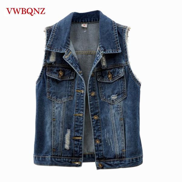 women's vests single-breasted women denim vest jacket korean sleeveless slim casual jeans with pocket waistcoat female top, Black;white
women's vests single-breasted women denim vest jacket korean sleeveless slim casual jeans with pocket waistcoat female top, Black;white