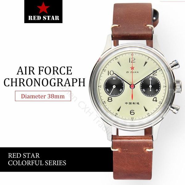 wristwatches 38mm 1963 yellow dial version mens chronograph watches st19 movement men hand wind mechanical watch with gooseneck 2021, Slivery;brown
wristwatches 38mm 1963 yellow dial version mens chronograph watches st19 movement men hand wind mechanical watch with gooseneck 2021, Slivery;brown