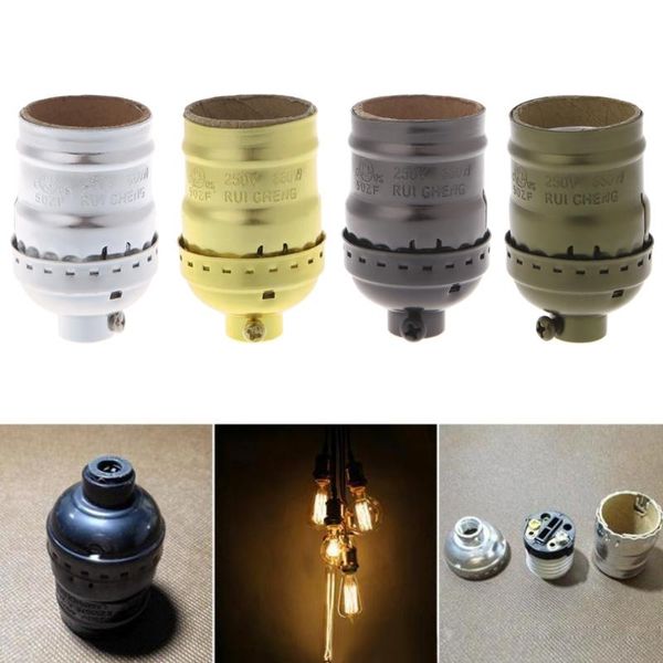 lamp holders & bases e26/e27 aluminum retro pendent vintage light bulb holder socket without switch
lamp holders & bases e26/e27 aluminum retro pendent vintage light bulb holder socket without switch