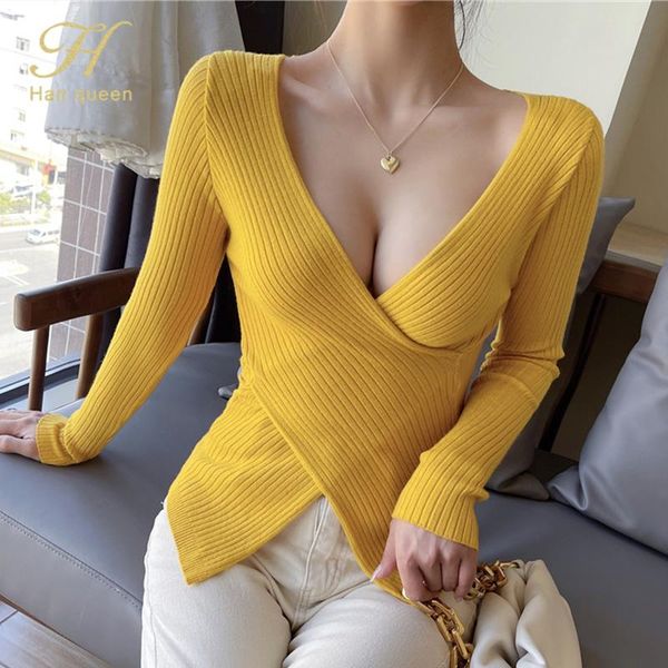 women's sweaters h han queen cross v-neck knitted pullover women autumn sweater winter for casual basic jumper, White;black
women's sweaters h han queen cross v-neck knitted pullover women autumn sweater winter for casual basic jumper, White;black