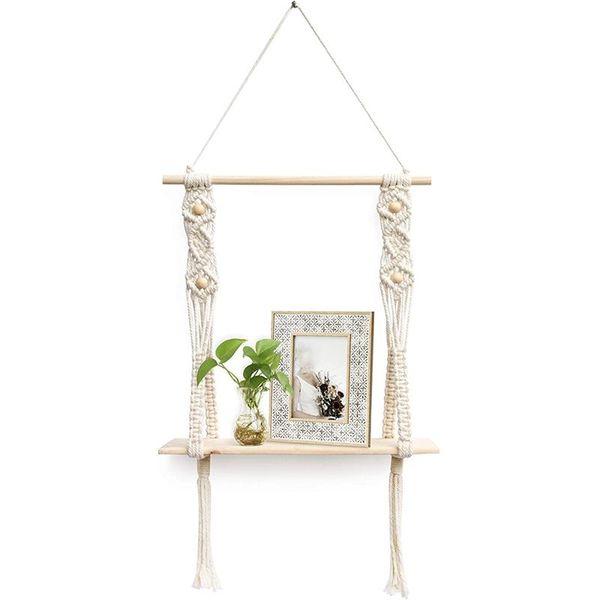 kitchen storage & organization wall hanging boho room decor macrame shelf, handmade decor, cute 1 tier cotton rope floating shelf
kitchen storage & organization wall hanging boho room decor macrame shelf, handmade decor, cute 1 tier cotton rope floating shelf