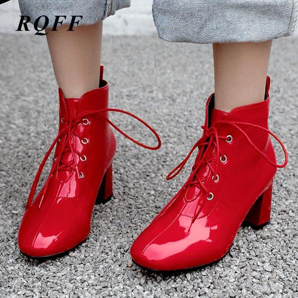 boots 2021-2021 ankle womens plus size 43 44 45 fashion autumn square high heel shoes woman lace up handmade solid red white, Black
boots 2021-2021 ankle womens plus size 43 44 45 fashion autumn square high heel shoes woman lace up handmade solid red white, Black