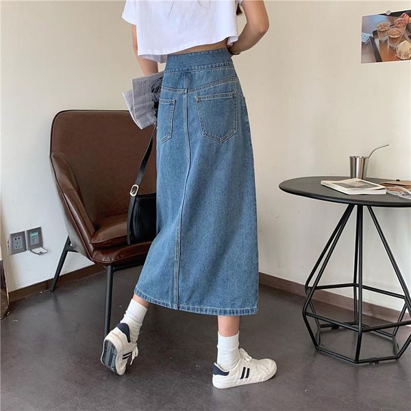 skirts women denim all-match vintage daily slim office ladies trendy temperament split elegant summer faldas ne, Black
skirts women denim all-match vintage daily slim office ladies trendy temperament split elegant summer faldas ne, Black