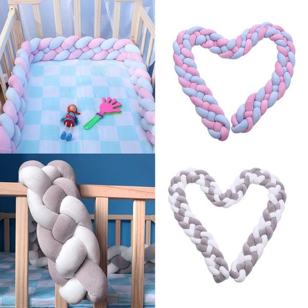 crib knotted braided bumper 4-strand born cushion home decoration pillow pad nursery cradle decor bedding sets
crib knotted braided bumper 4-strand born cushion home decoration pillow pad nursery cradle decor bedding sets