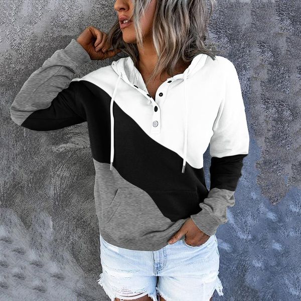 women's hoodies & sweatshirts color block pullover for womens button down drawstring hoodie pocket casual long sleeve harajuku v neck t, Black
women's hoodies & sweatshirts color block pullover for womens button down drawstring hoodie pocket casual long sleeve harajuku v neck t, Black