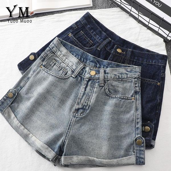yuoomuoo soft vintage crimping women denim shorts all match blue summer jeans classic ladies femme women's, White;black
yuoomuoo soft vintage crimping women denim shorts all match blue summer jeans classic ladies femme women's, White;black