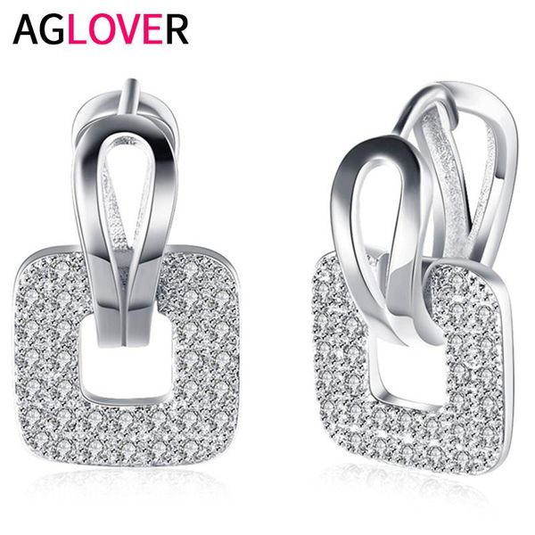 sterling silver stud earrings 18k square zircon for women fashion wedding party jewelry, Golden;silver
sterling silver stud earrings 18k square zircon for women fashion wedding party jewelry, Golden;silver