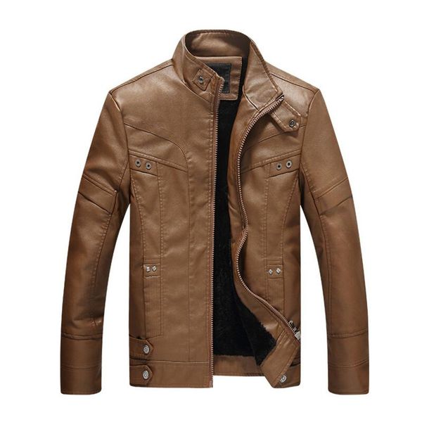 men's fur & faux tuoluniu autumn and winter male motorcycle leather jacket casual windproof coat collar, Black
men's fur & faux tuoluniu autumn and winter male motorcycle leather jacket casual windproof coat collar, Black