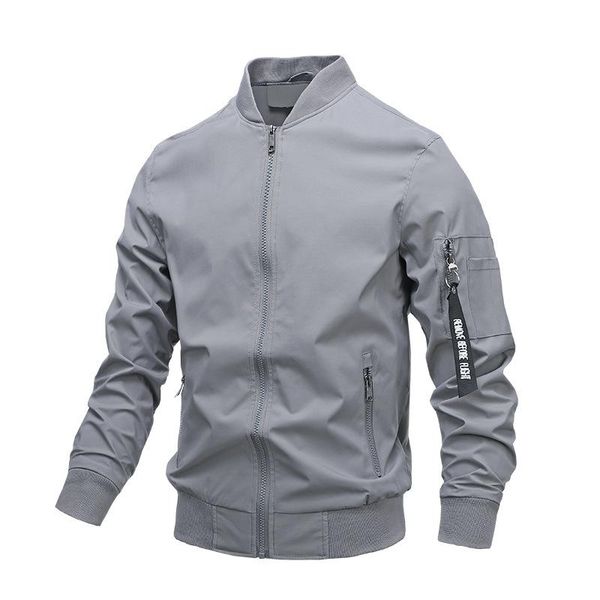men's jackets men casual jacket solid color spring autumn trend fashion long sleeve outerwear thin zipper slim coats many pockets, Black;brown
men's jackets men casual jacket solid color spring autumn trend fashion long sleeve outerwear thin zipper slim coats many pockets, Black;brown
