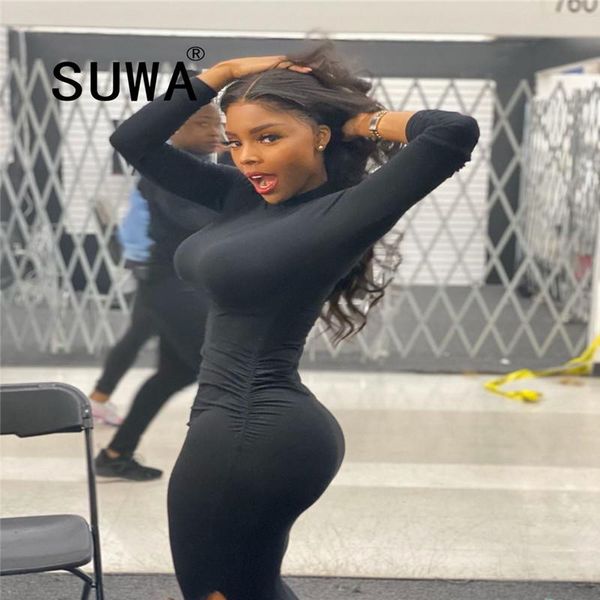 casual dresses black midi woman party night club dress 2021 fashion long sleeve elegant retro, Black;gray
casual dresses black midi woman party night club dress 2021 fashion long sleeve elegant retro, Black;gray