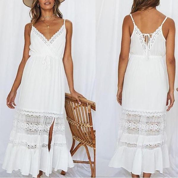 women's dress lace suspender v-neck large-length undefined dresses for women 2021 elegant vestido de mulher casual, Black;gray
women's dress lace suspender v-neck large-length undefined dresses for women 2021 elegant vestido de mulher casual, Black;gray