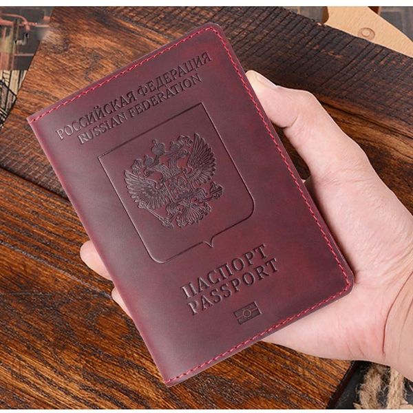 card holders engraved name genuine leather russia passport cover customized covers for full grain gift him, Brown;gray
card holders engraved name genuine leather russia passport cover customized covers for full grain gift him, Brown;gray