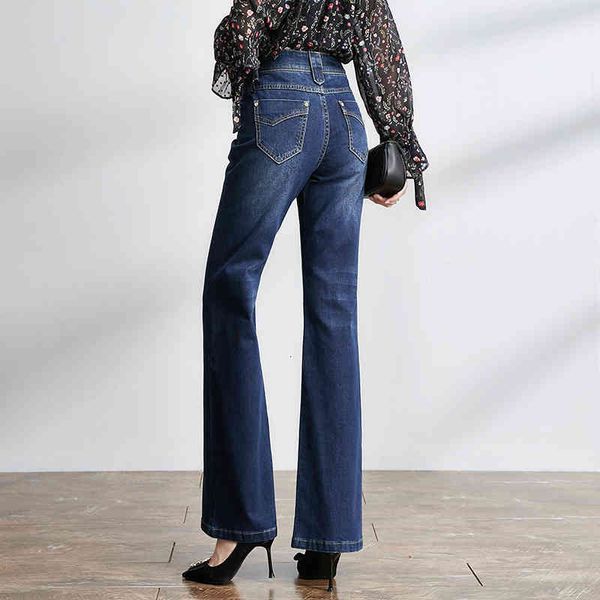 jean chic women long trousers female elastic cotton denim wide leg pants ladies slim high waist boot cut jeans, Blue
jean chic women long trousers female elastic cotton denim wide leg pants ladies slim high waist boot cut jeans, Blue