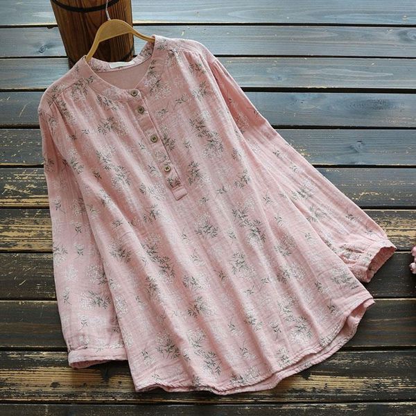 autumn women blouse korea style loose floral print stand collar pullover long sleeve cotton shirt women's blouses & shirts, White
autumn women blouse korea style loose floral print stand collar pullover long sleeve cotton shirt women's blouses & shirts, White