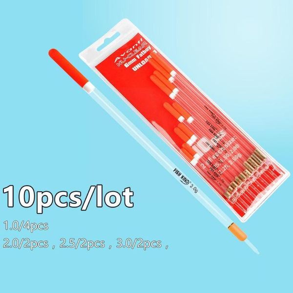 fishing accessories 1 box of hollow eye-catching floats 1g/1.5g/2g/2.5g/3g tube float pearlescent transparent plastic w3g3
fishing accessories 1 box of hollow eye-catching floats 1g/1.5g/2g/2.5g/3g tube float pearlescent transparent plastic w3g3