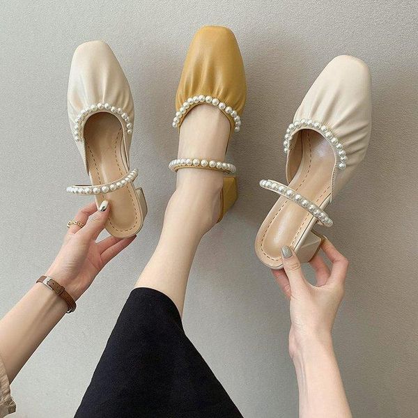 slippers sandals women's shoes summer 2021 fashion buckle pearl crystal heel non-slip high heels women, Black
slippers sandals women's shoes summer 2021 fashion buckle pearl crystal heel non-slip high heels women, Black