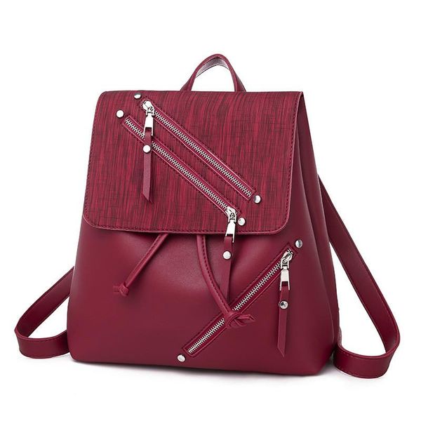outdoor bags women waterproof pu leather backpack fashion diagonal zip design shell bag female multi-pocket travel student
outdoor bags women waterproof pu leather backpack fashion diagonal zip design shell bag female multi-pocket travel student