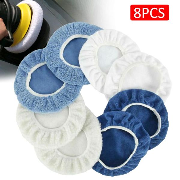 care products 8pcs 5-6inch car polisher pad bonnet soft microfiber polishing buffing cover for waxing fast wholesale
care products 8pcs 5-6inch car polisher pad bonnet soft microfiber polishing buffing cover for waxing fast wholesale