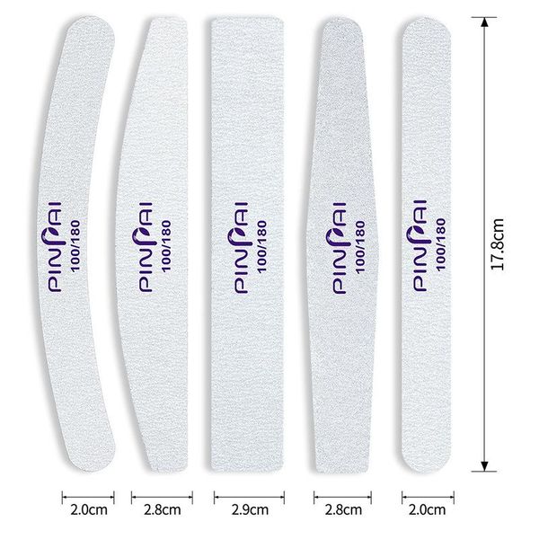 nail files professional file 100/180 half moon sandpaper sanding grinding polishing manicure care tools
nail files professional file 100/180 half moon sandpaper sanding grinding polishing manicure care tools