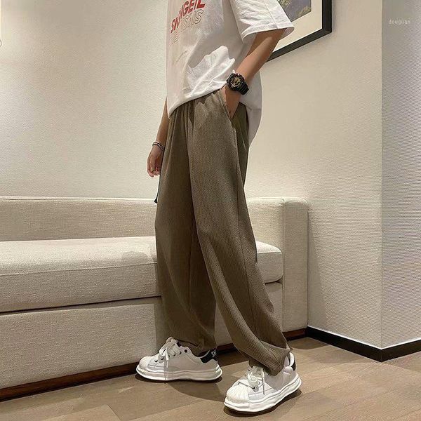 men's pants spring summer belt casual fashion wide-leg men streetwear korean loose straight-leg mens trousers s-3xl, Black
men's pants spring summer belt casual fashion wide-leg men streetwear korean loose straight-leg mens trousers s-3xl, Black