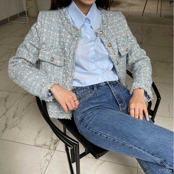 women's jackets 2021 autumn winter tweed coat women long sleeve single breasted korean style minimalist ladies elegant vestidos, Black;brown
women's jackets 2021 autumn winter tweed coat women long sleeve single breasted korean style minimalist ladies elegant vestidos, Black;brown