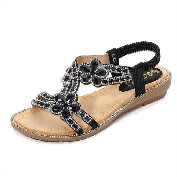 sandals 2021 summer women rhinestones bohemian style comfortable soft woman big size sandalias zapatos de mujer, Black
sandals 2021 summer women rhinestones bohemian style comfortable soft woman big size sandalias zapatos de mujer, Black