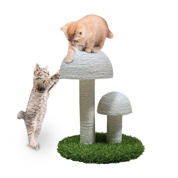 cat toys climbing stand mushroom pet scratching post tree tower simulation lawn natural flax frame
cat toys climbing stand mushroom pet scratching post tree tower simulation lawn natural flax frame
