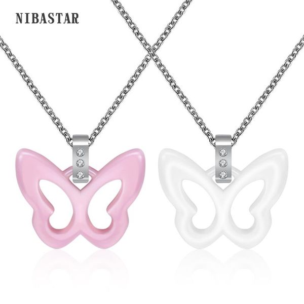pendant necklaces healthy metarial butterfly necklace fashion pink or white color for women wholesale, Silver
pendant necklaces healthy metarial butterfly necklace fashion pink or white color for women wholesale, Silver