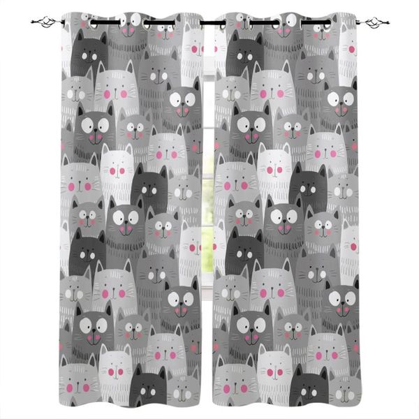 cartoon grey cat kawaii blackout curatin living room bedroom window treatment drapes curtains for the kids curtain
cartoon grey cat kawaii blackout curatin living room bedroom window treatment drapes curtains for the kids curtain
