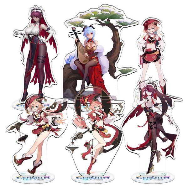 keychains anime figure genshin impact diluc venti klee keqing qiqi acrylic stand model plate desk decor standing sign keychain lisa jean, Silver
keychains anime figure genshin impact diluc venti klee keqing qiqi acrylic stand model plate desk decor standing sign keychain lisa jean, Silver