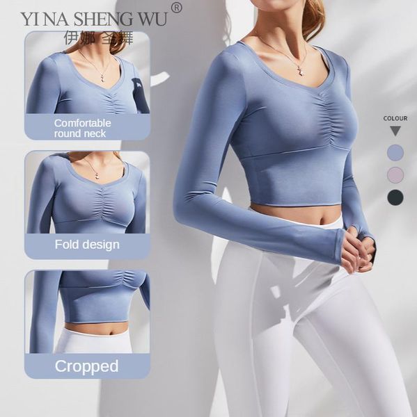 running workout yoga women elastic thumb hole fitness long sleeve sports clothes tight shirts female casual sweatshirt outfit
running workout yoga women elastic thumb hole fitness long sleeve sports clothes tight shirts female casual sweatshirt outfit