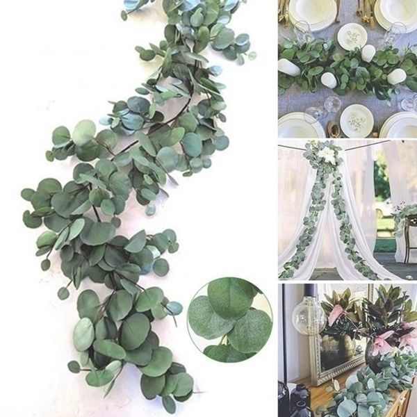 decorative flowers & wreaths 2m artificial plants green eucalyptus garland leaves vine diy hanging wall decor wedding decoration
decorative flowers & wreaths 2m artificial plants green eucalyptus garland leaves vine diy hanging wall decor wedding decoration