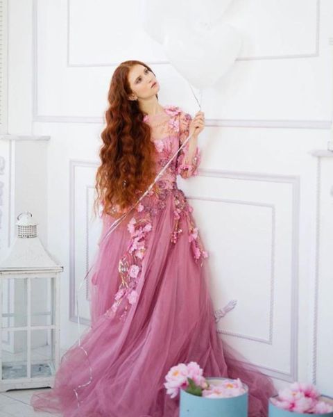 wraps & jackets floral pink appliques bridal bathrobe illusion long sleeves wedding sleepwear nightgowns party wear for po tulle prom dress, White
wraps & jackets floral pink appliques bridal bathrobe illusion long sleeves wedding sleepwear nightgowns party wear for po tulle prom dress, White